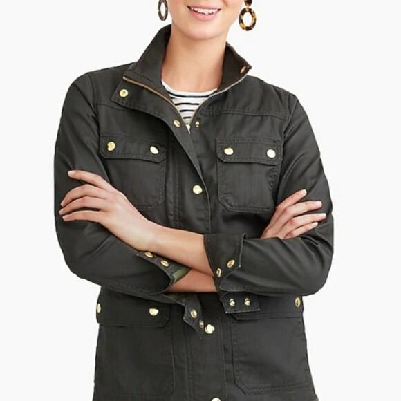 J. Crew Downtown Field jacket black women’s size XS - Picture 7 of 7